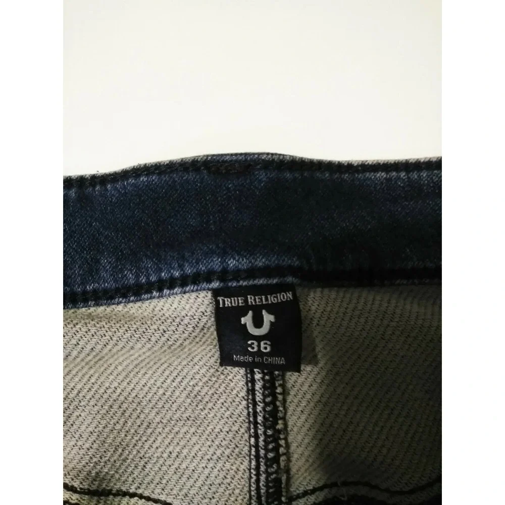 True Religion  Men's Dean Slim Tapered Distressing Jeans 38/31 @9